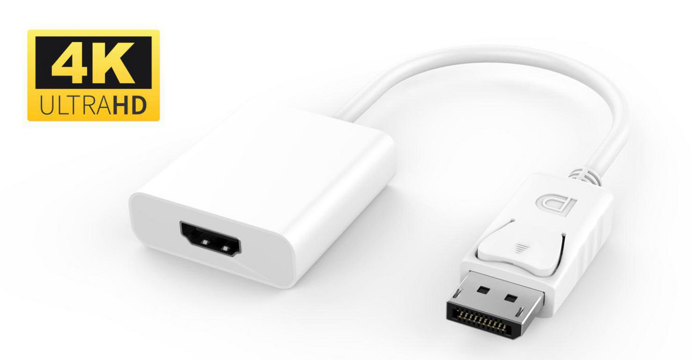 Image of Microconnect DPHDMI3W video cable adapter 0.15 m DisplayPort HDMI...
