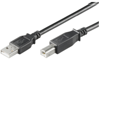 Microconnect USBAB2B USB cable 1.8 m USB 2.0 USB A USB B Black