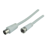 Schwaiger KVCK161 532 coaxial cable 1.5 m F IEC White