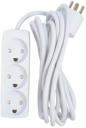 Microconnect White Gru033wdk Power Extension 3 M 3 Ac Outlet(S) Indoor