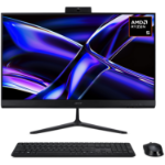 Acer Aspire C24-B All-in-One Desktop - AMD Ryzen 5-340, 16GB, 1TB SSD, Integrated AMD Radeon Graphics, 23.8" Full HD, Windows 11, Black