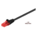 Microconnect V-UTP610SVP networking cable Black 10 m Cat6 U/UTP (UTP)