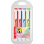 STABILO 275/4-08-1 marker 4 pc(s) Chisel tip Assorted colours