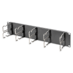 Digitus Cable Management Panel with Steel Rings for 482.6 mm (19") Cabinets, 2U