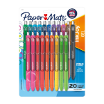Papermate InkJoy RT Retractable gel pen Medium Black, Blue, Brown, Green, Light Blue, Light Green, Orange, Pink, Purple, Red, Violet, Yellow 20 pc(s)