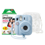 Fujifilm Instax Mini 13 Instant Camera - Frost Blue - Camera + 20 Shot Pack + Skinny Dip Case