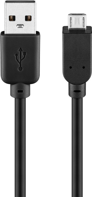 Image of Goobay USB 2.0 Hi-Speed Cable, black, 1 m