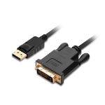 Siig CB-DP1V12-S1 video cable adapter 70.9" (1.8 m) DisplayPort DVI-D Black