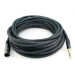 Monoprice 4766 audio cable 600" (15.2 m) 6.35mm TRS XLR (3-pin) Black