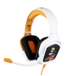 Konix Naruto 80381117963 headphones/headset Wired Head-band Gaming Black, White, Yellow