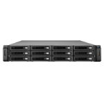 QNAP REXP-1220U-RP disk array 48 TB Rack (2U) Black