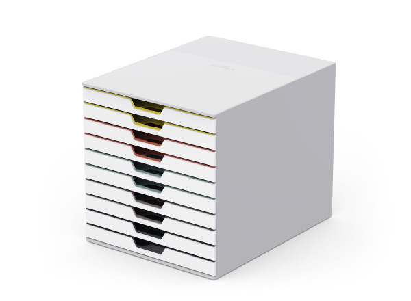 Photos - File Folder / Lever Arch File Durable VARICOLOR Mix 10 file storage box Plastic Multicolour, White 76302 
