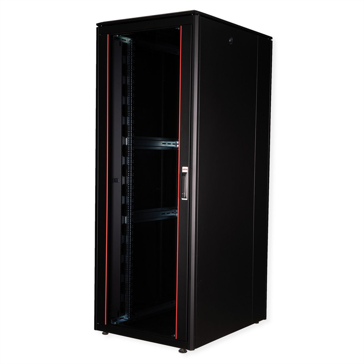 ROLINE 19-inch Network Cabinet Pro 42 U. 800x1000 WxD Glass door black