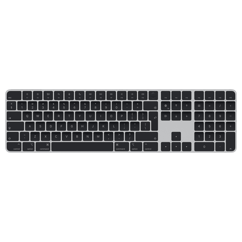 Image of Apple Magic keyboard USB + Bluetooth QWERTY English Silver, Black
