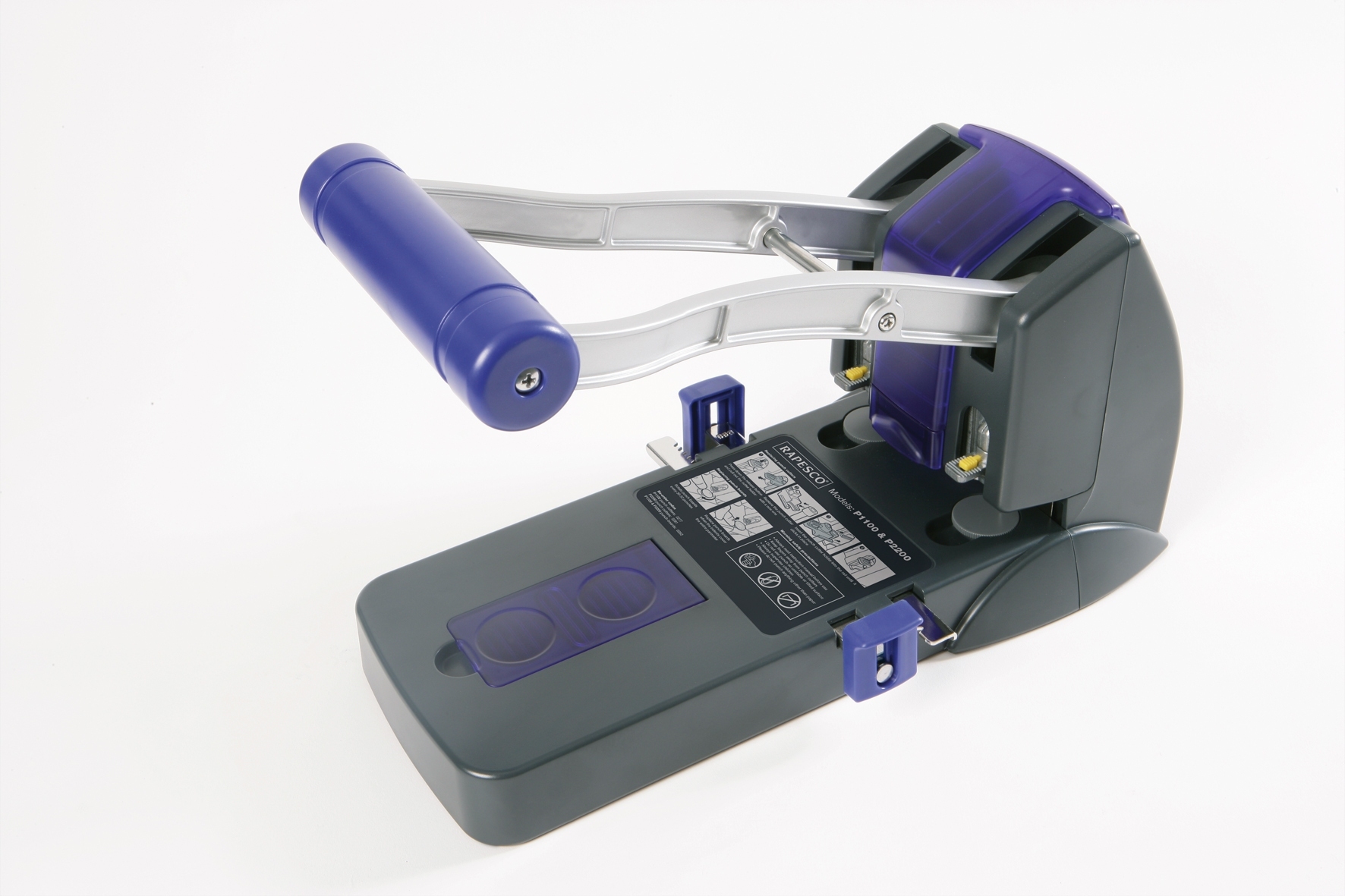 Image of Rapesco P2200 hole punch Black, Blue