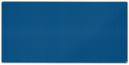 Nobo Premium Plus Felt Notice Board 2400 x 1200mm Blue 1915193