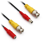 BRobotix 764755 cable coaxial 20 m BNC, Power Connector Negro