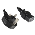 Microconnect PE090618 power cable Black 1.8 m Power plug type G C19 coupler