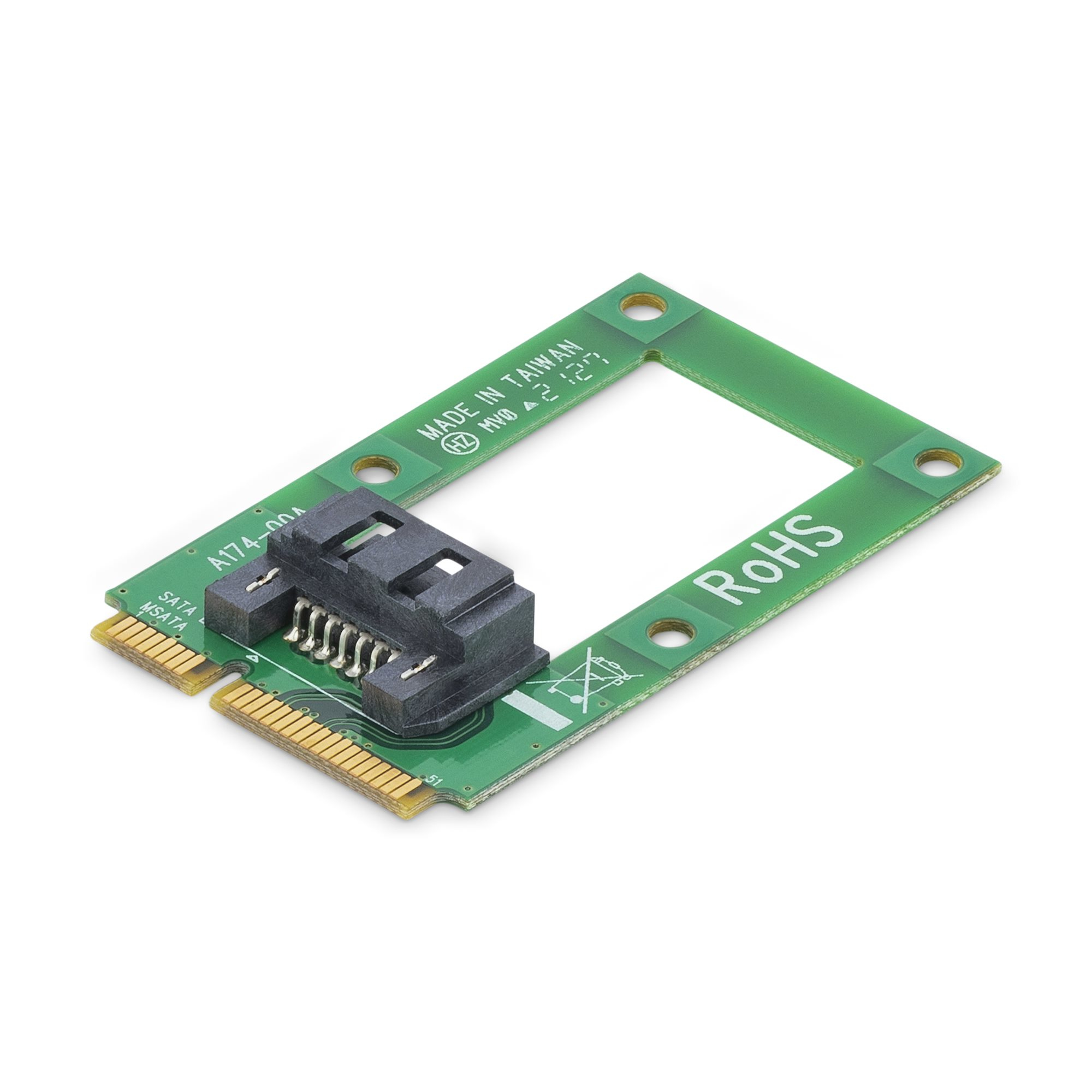 Image of StarTech.com SATA Drive to mSATA Host Adapter for 2.5in / 3.5in...