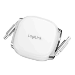 LogiLink CU0501 1m USB3.2 TYPE-C M/M RETRACTABLE 480MBPS 60W WHITE LOGILINK