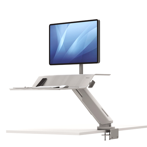 Image of Fellowes Lotus RT Sit-Stand Workstation – Single White