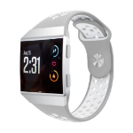 Fitbit EU Product - Ionic Silicone watch strap - Gray  white