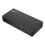 Lenovo 40AY0135US laptop dock/port replicator Wired USB 3.2 Gen 2 (3.1 Gen 2) Type-C Black