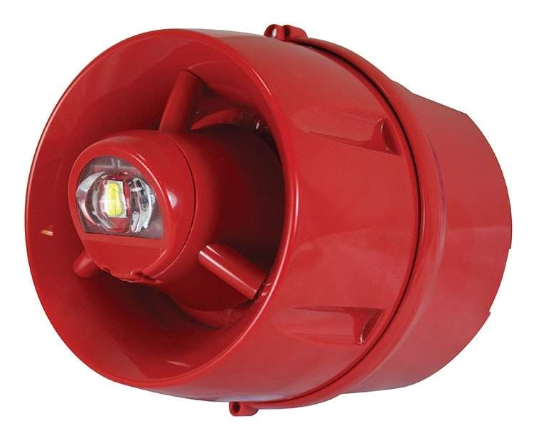 CA433A/DR/65 alarm ringer 103 dB Red