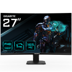 GIGABYTE GS27F 27" FHD Gaming Monitor - 1920 x 1080, 165Hz, 1ms, 300 cd/m², FreeSync Premium, HDR Ready, HDMI 2.0, Displayport 1.4