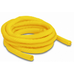 DeLOCK Woven Sleeve self-closing heat-resistant 5 m x 10 mm yellow