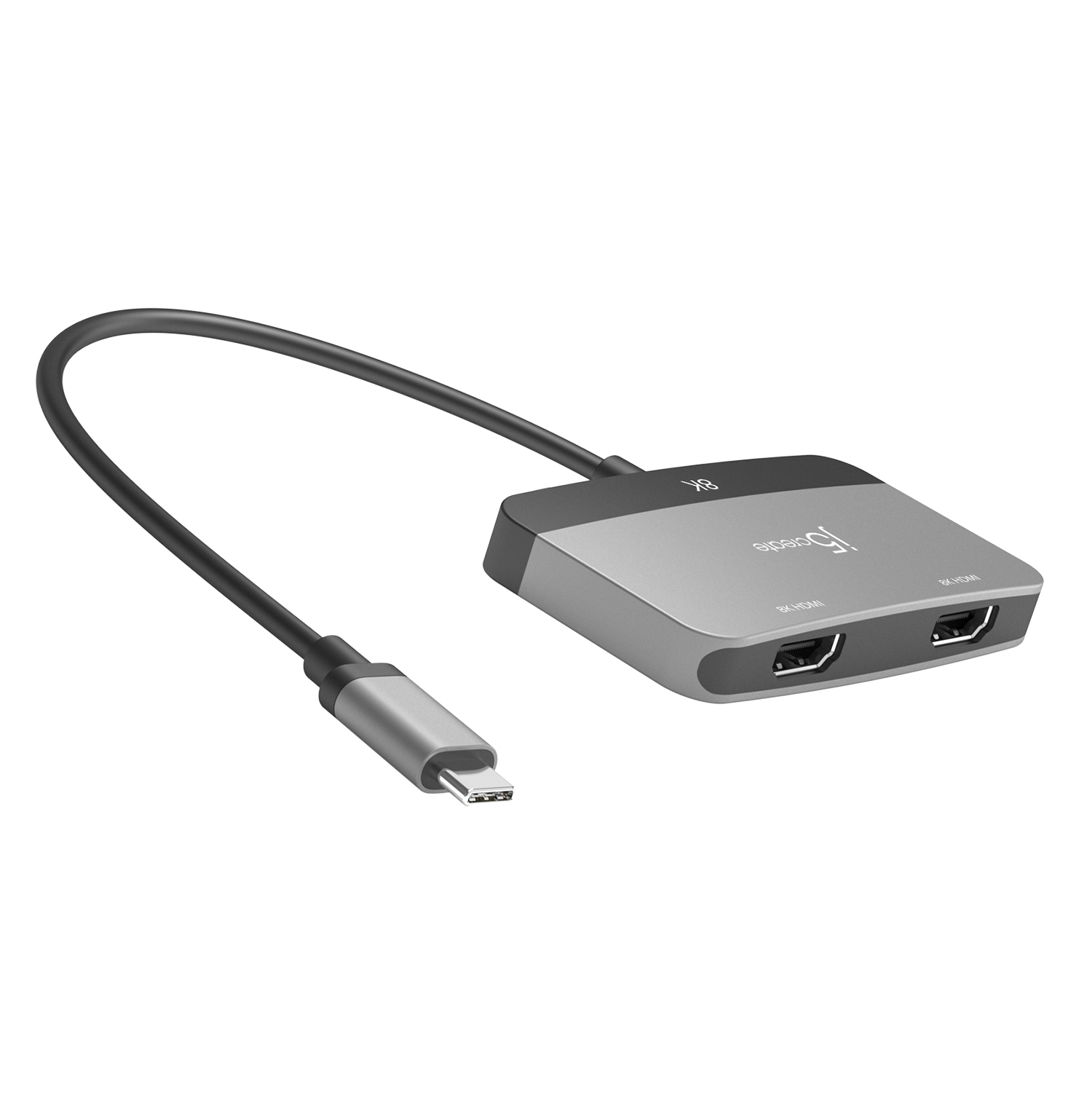 Image of j5create JCA465 - 8K USB-C® to Dual HDMI Display Adapter