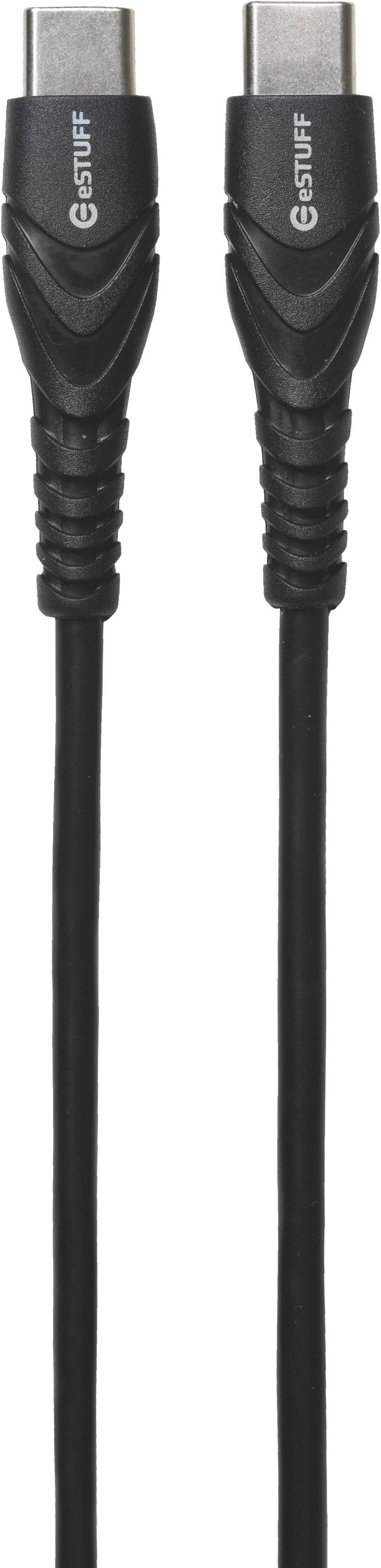 Image of eSTUFF USB-C - C Cable 1 m Black USB cable USB 2.0 USB C