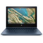 HP Chromebook x360 11 G3 EE 29.5 cm (11.6") Touchscreen HD Intel® Celeron® N4120 8 GB LPDDR4-SDRAM 64 GB eMMC Wi-Fi 5 (802.11ac) ChromeOS Blue