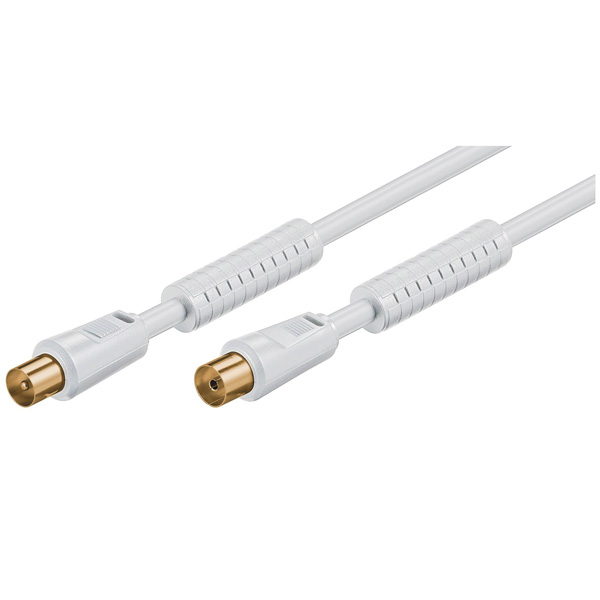 VALUE 11.99.4473 coaxial cable 5 m White