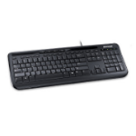 Microsoft Wired 600, Black keyboard USB
