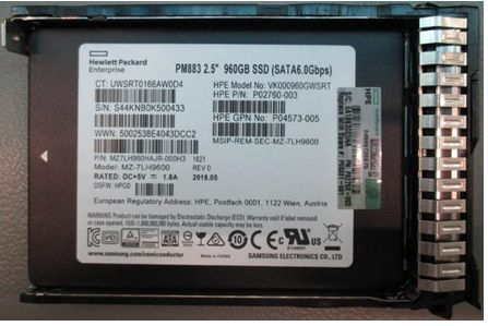 Hpe P05321-001 Internal Solid State Drive 960 Gb Sff Serial Ata 3D Tlc