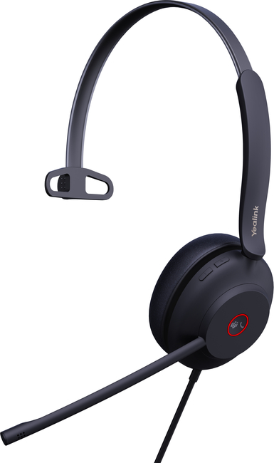 Image of Yealink UH37 Single Ear Wired USB Teams Certified Headset