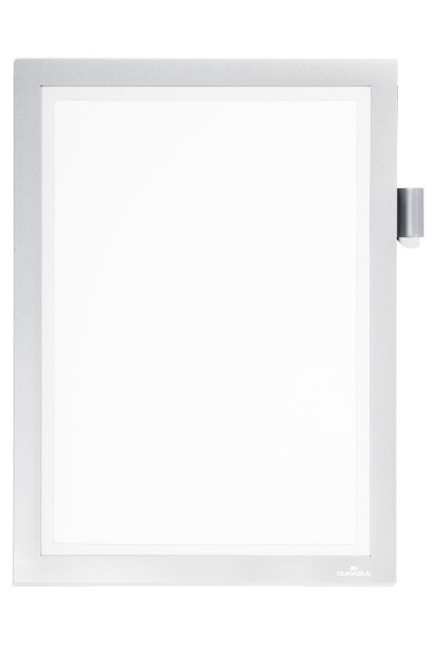 Durable duraframe magnetisch kader Note A4, zilver desk pad Silver