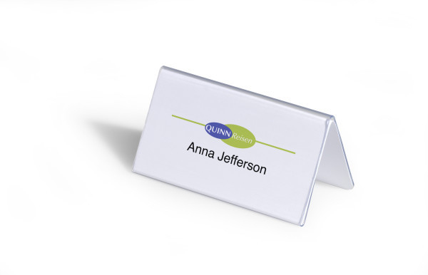 Durable 805119 non-metallic nameplate Transparent PVC