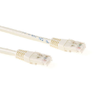 ACT Ivoor 15 meter U/UTP CAT6A patchkabels met RJ45 connectoren