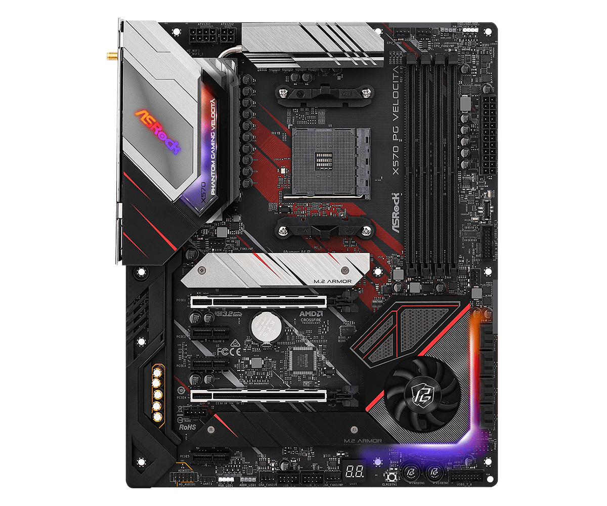 Image of Asrock X570 PG Velocita AMD X570 Socket AM4 ATX