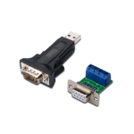 Digitus DA-70157 tussenstuk voor kabels USB 2.0 RS-485 Zwart