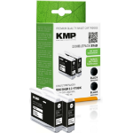 KMP B76D inktcartridge 2 stuk(s) Compatibel Zwart