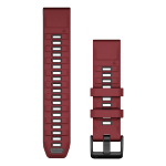 Garmin QuickFit Band Graphite, Red Silicone