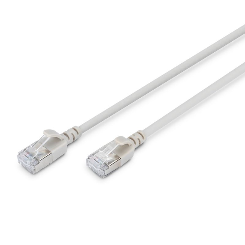 FDL SLIM 3M CAT.6a F-FTP LSZH PATCH CABLE  - GREY (SNAGPROOF)