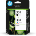 HP 3JB05AE/304 Printhead cartridge multi pack black + color 100 pg + 120 pg Pack=2 for HP DeskJet 2620/3720