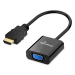 MediaRange HDMI to VGA (HD15) Video Converter, 20cm, Black