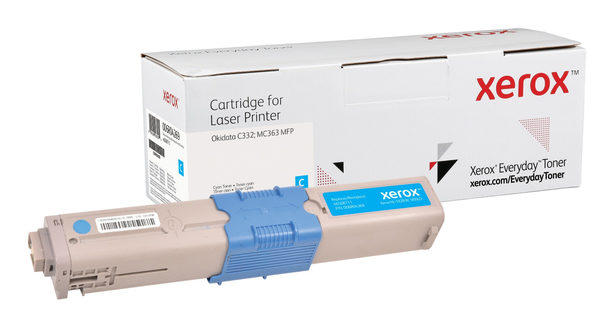 Xerox 006R04269 Toner-kit cyan, 3K pages (replaces OKI 46508711) for OKI C 332