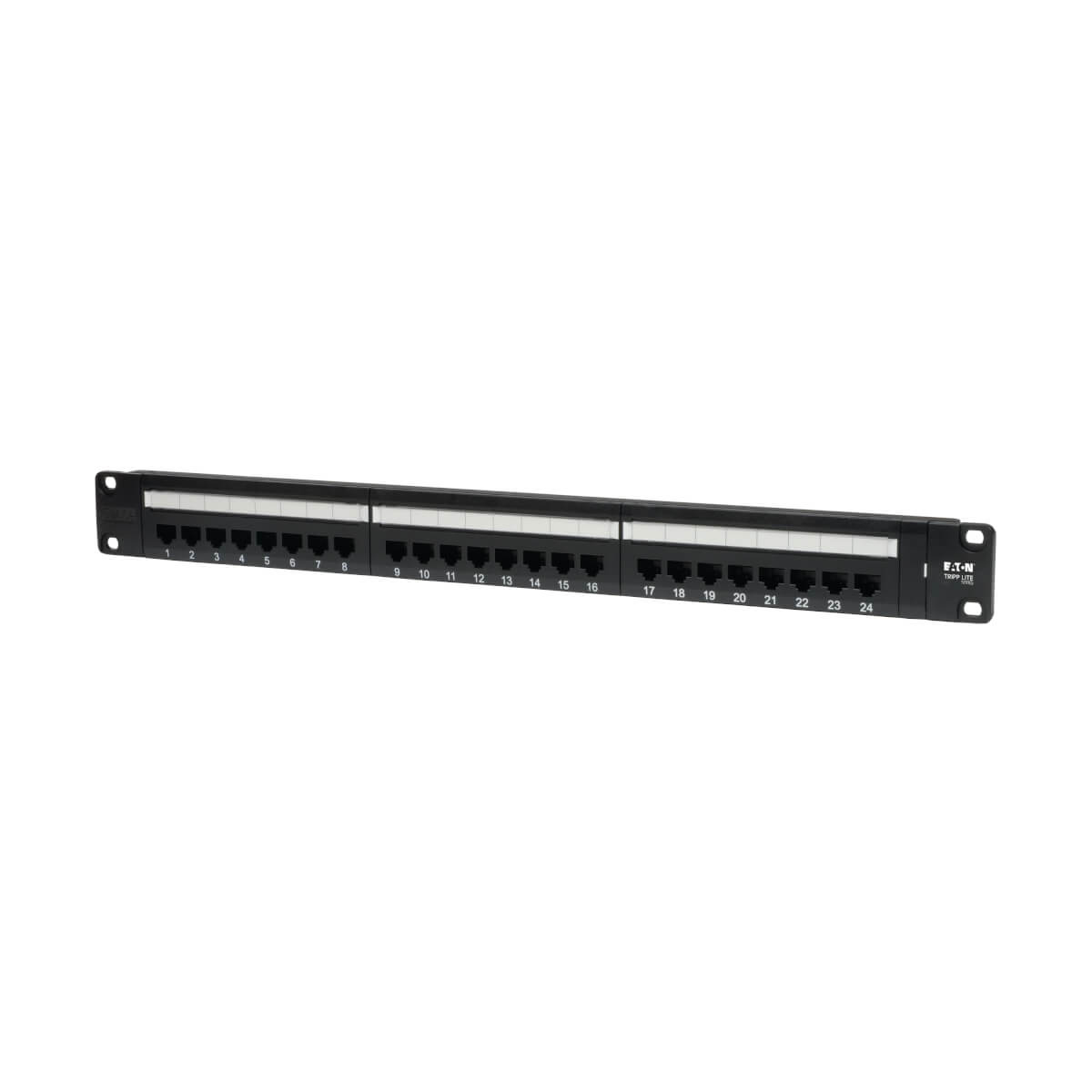 Tripp Lite N052-024 24-Port 1U Rack-Mount Cat5e 110 Patch Panel. 568B.
