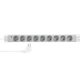 LogiLink PDU9C05 surge protector Light grey 9 AC outlet(s) 230 V 2 m